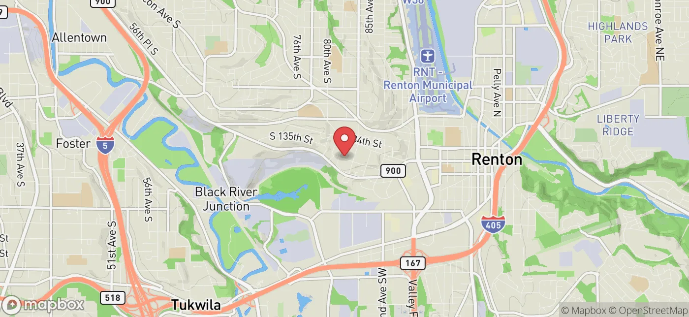 Pickup location near Seattle, Washington