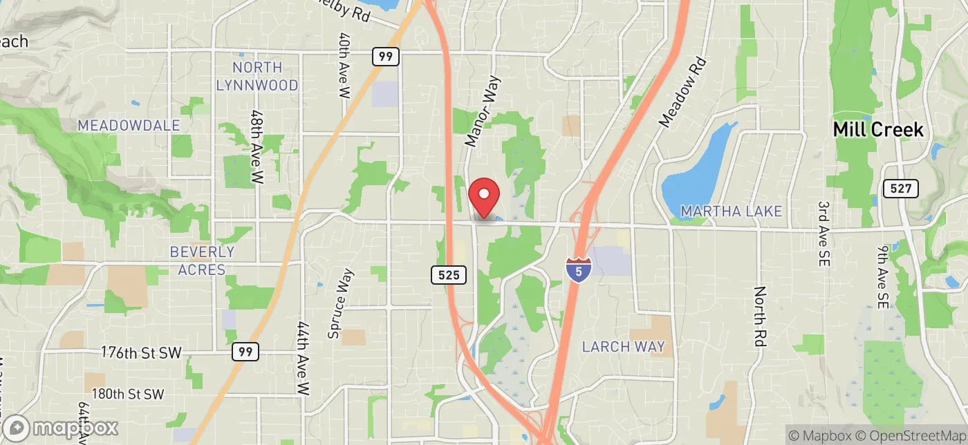 Pickup location near Bellevue, Washington