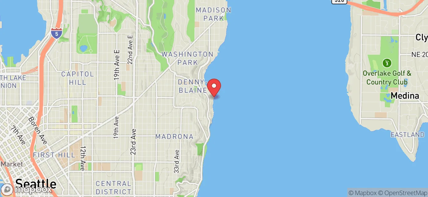 Pickup location near Bellevue, Washington
