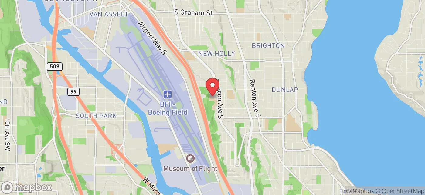 Pickup location near Seattle, Washington