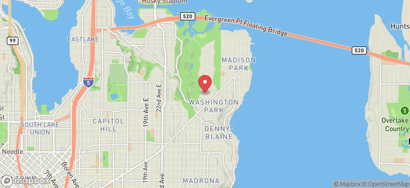Pickup location near Bellevue, Washington
