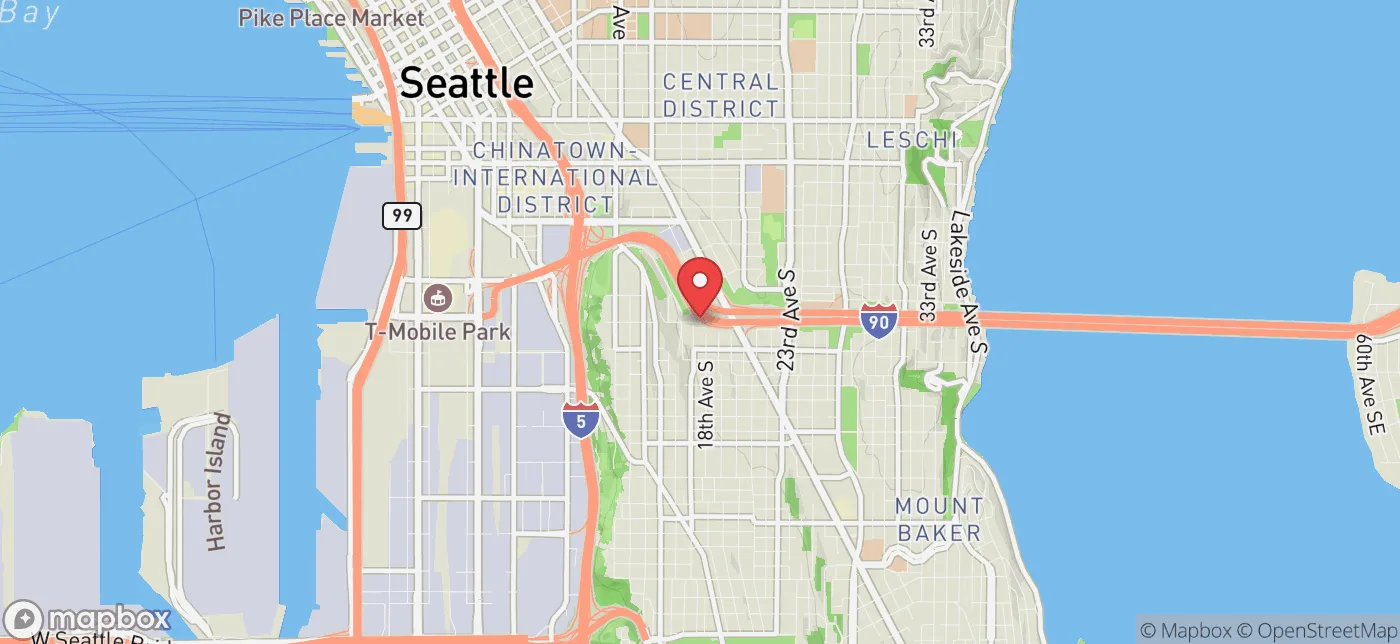 Pickup location near Bellevue, Washington