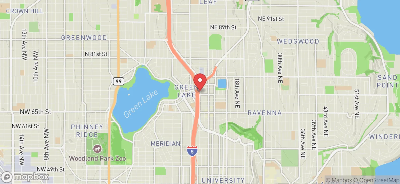 Pickup location near Bellevue, Washington
