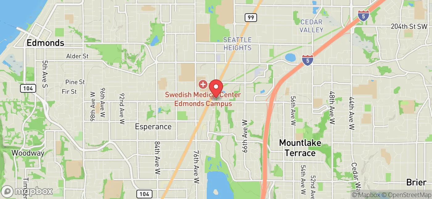 Pickup location near Bellevue, Washington