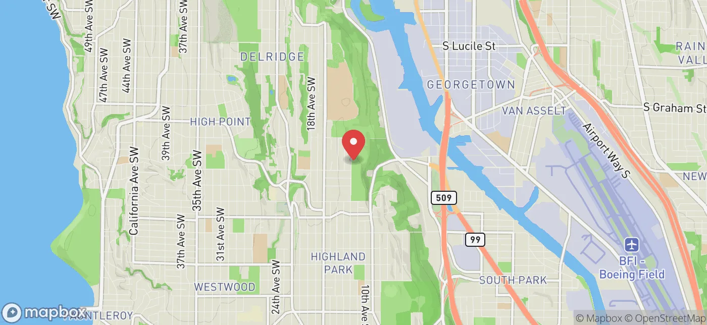 Pickup location near Seattle, Washington