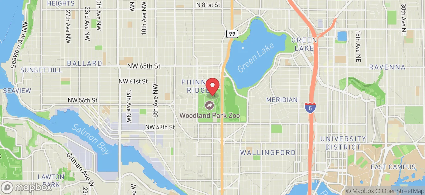 Pickup location near Bellevue, Washington
