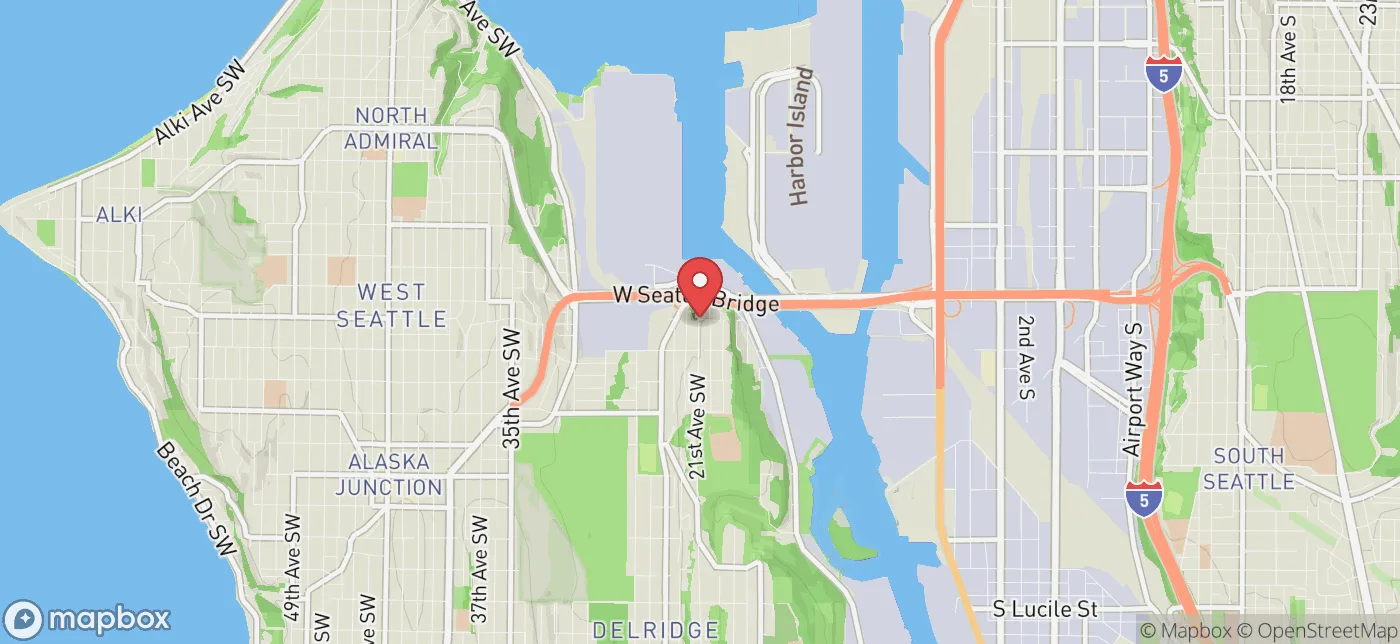 Pickup location near Bellevue, Washington