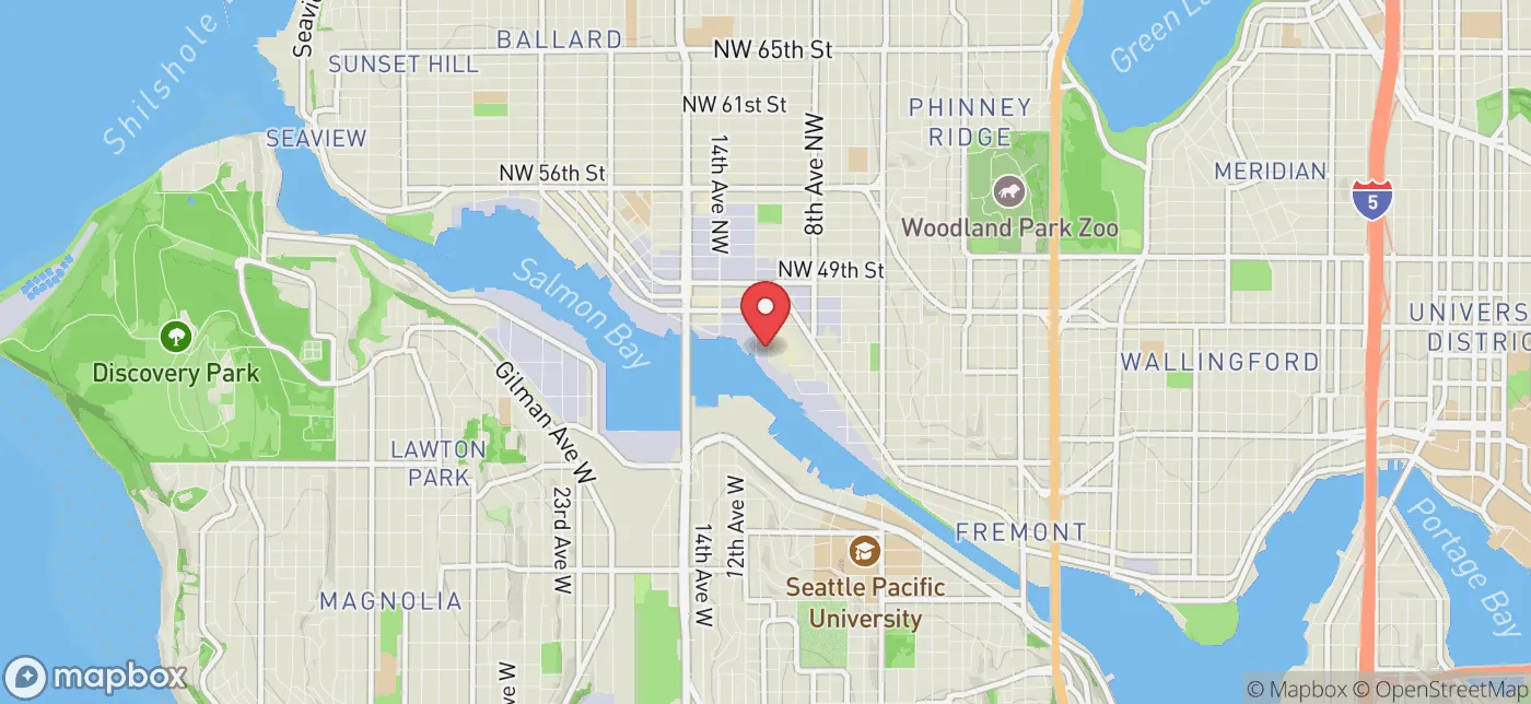 Pickup location near Bellevue, Washington