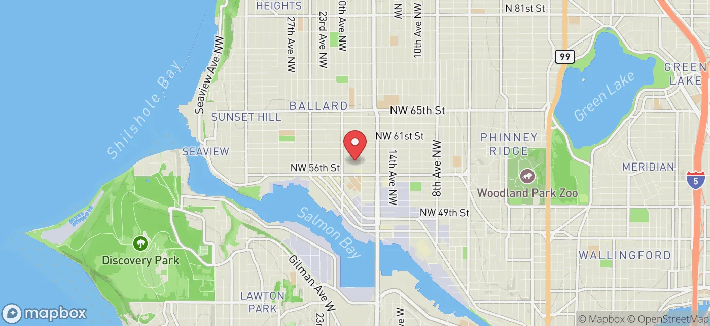 Pickup location near Bellevue, Washington