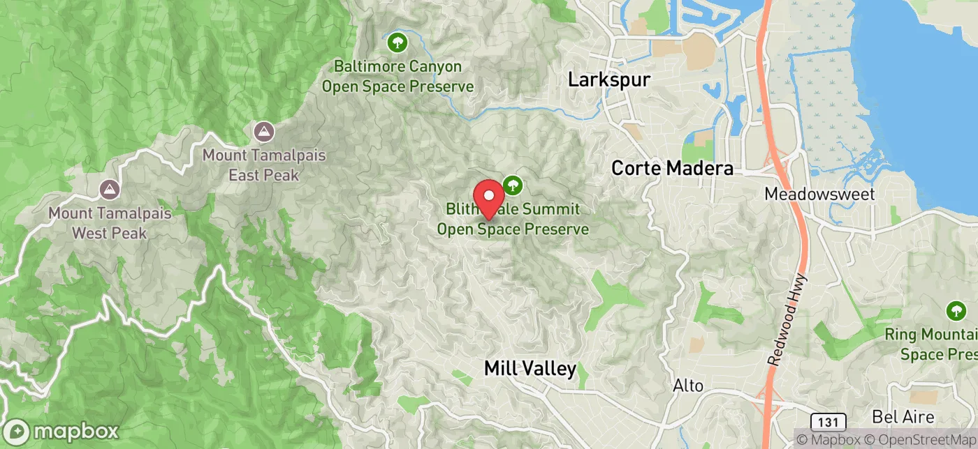 Pickup location near San Francisco, California