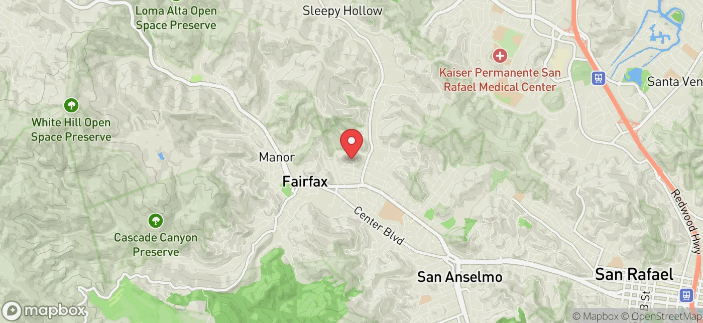 Pickup location near San Francisco, California