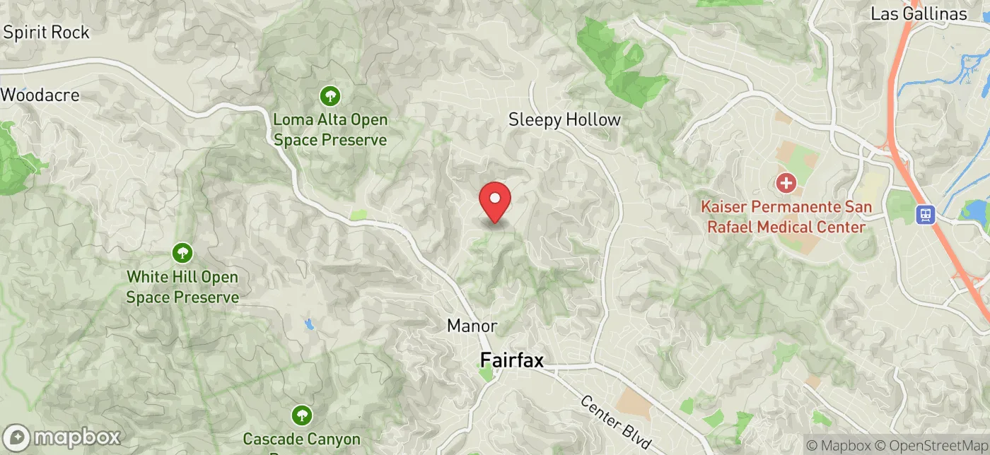 Pickup location near San Francisco, California
