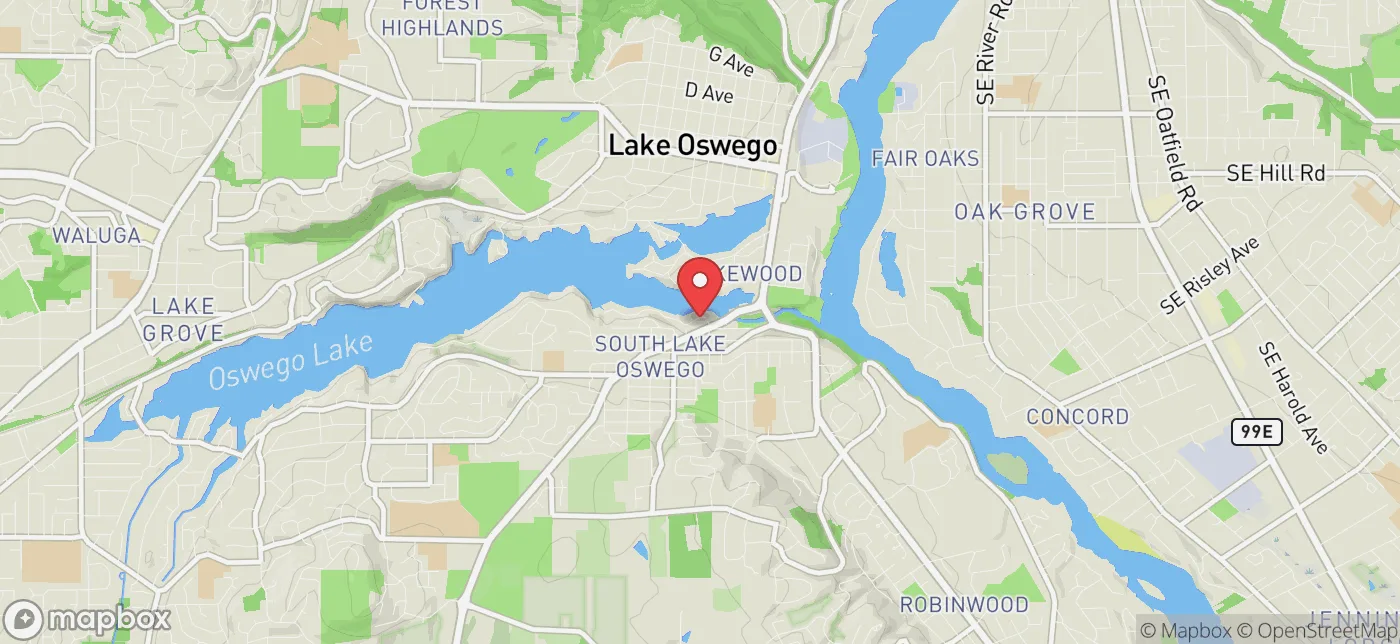 Pickup location near Portland, Oregon