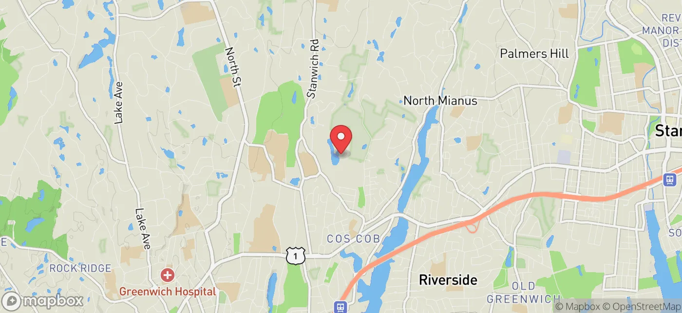 Pickup location near Greenwich, Connecticut