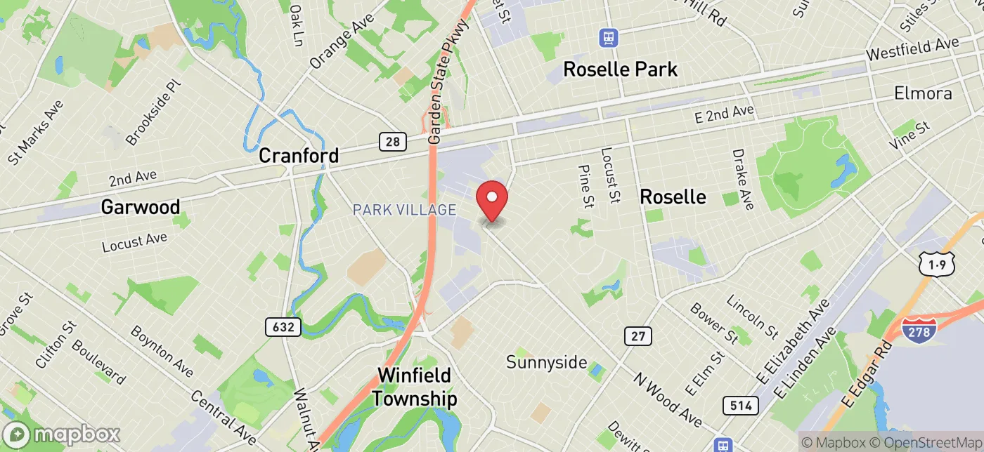 Pickup location near Hackensack, New Jersey