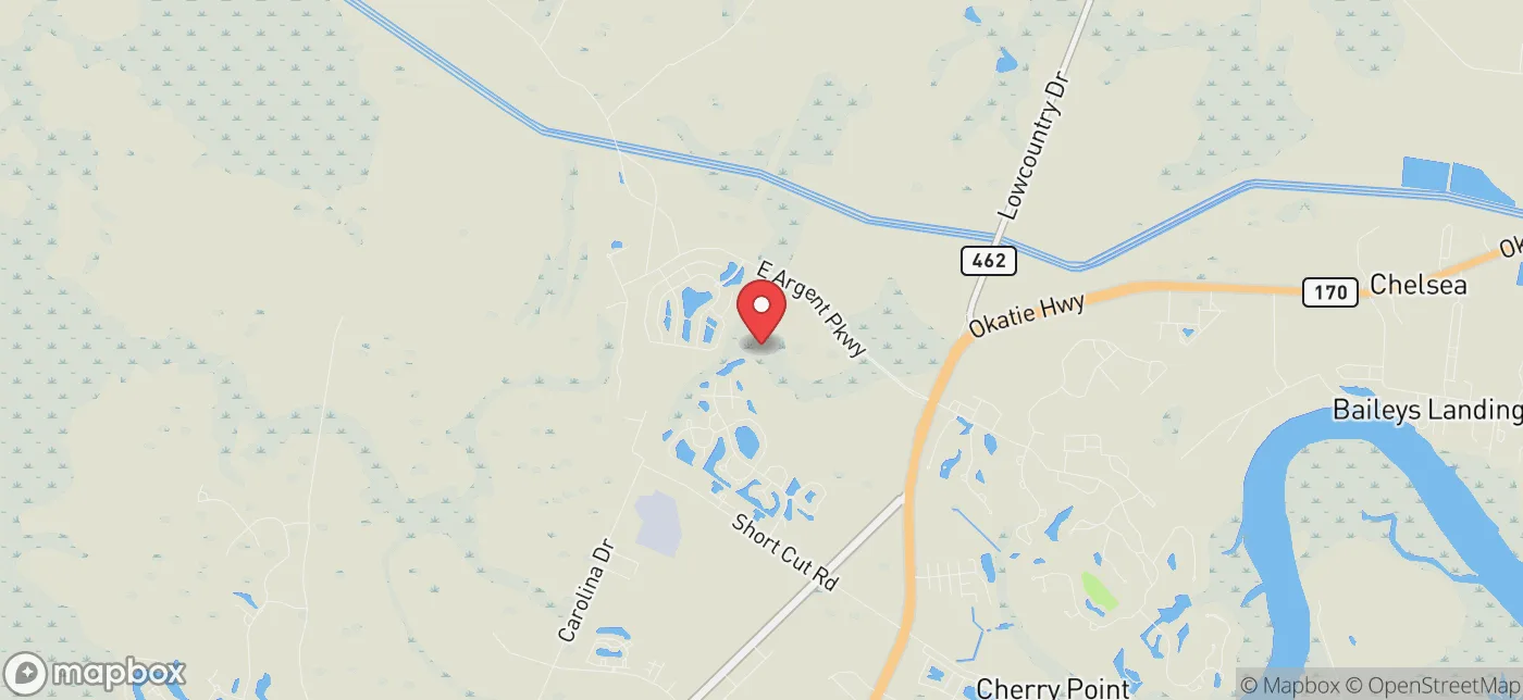 Pickup location near Savannah, Georgia