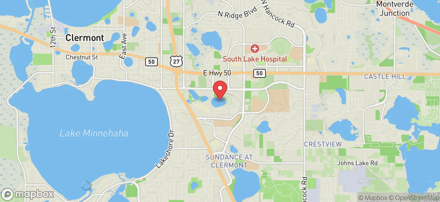 Pickup location near Orlando, Florida