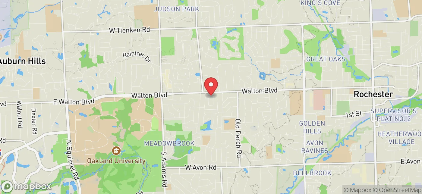 Pickup location near Waterford, Michigan