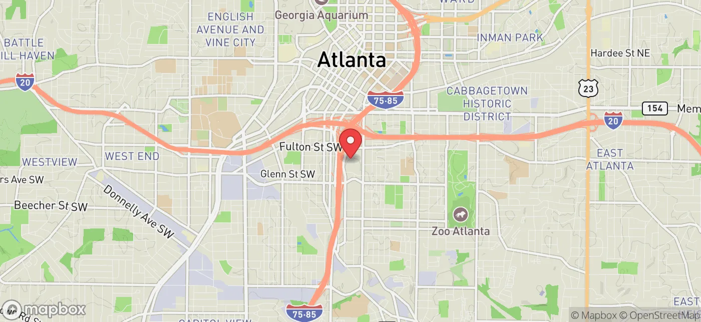 Pickup location near Atlanta, Georgia