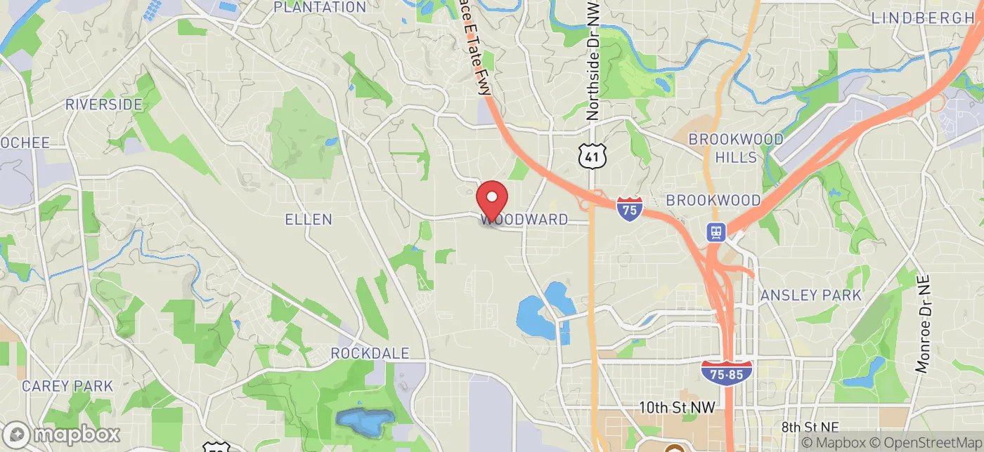 Pickup location near Atlanta, Georgia