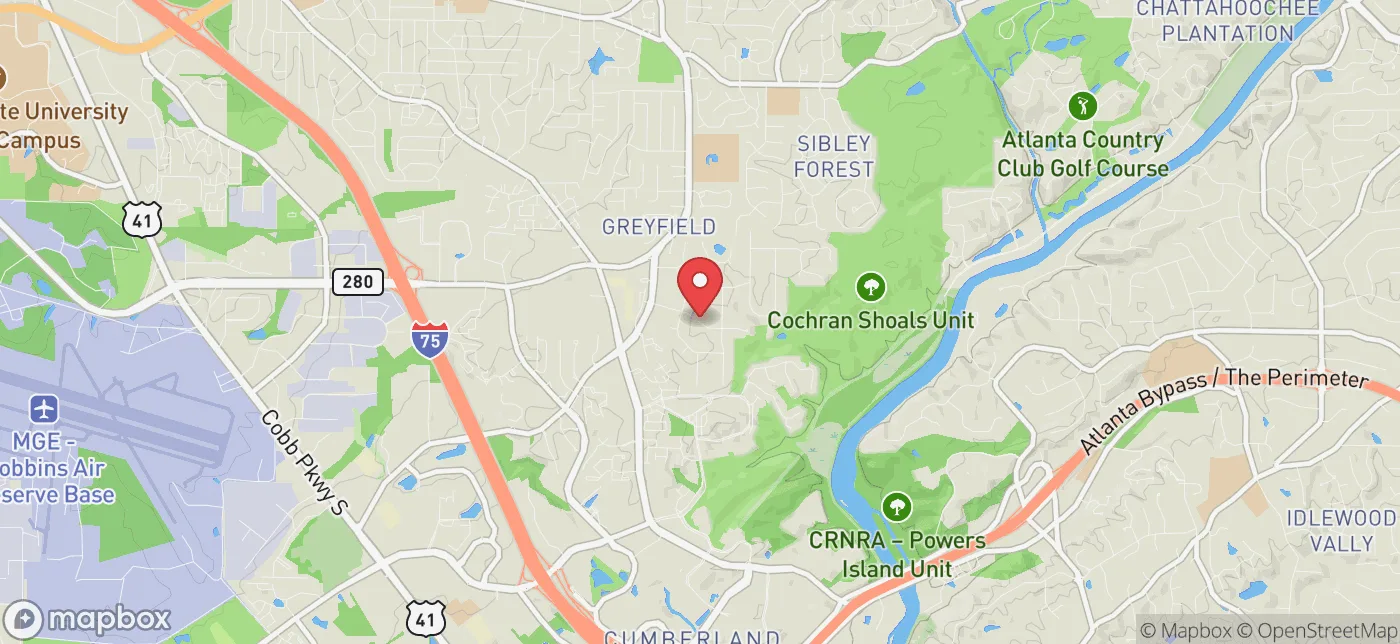 Pickup location near Atlanta, Georgia
