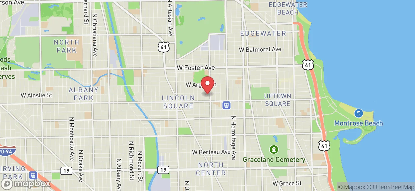 Pickup location near Chicago, Illinois