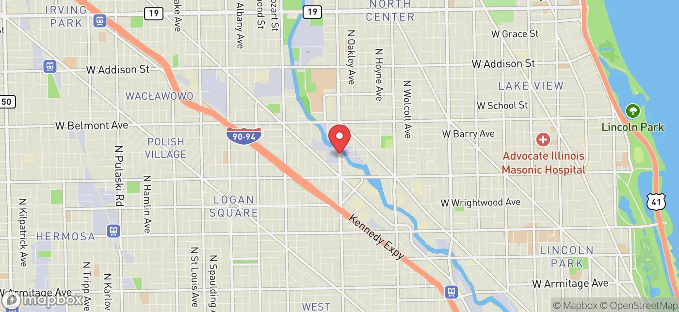 Pickup location near Chicago, Illinois