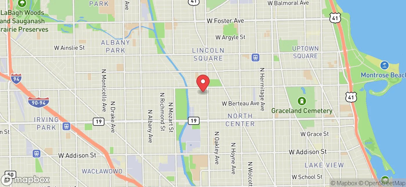 Pickup location near Chicago, Illinois