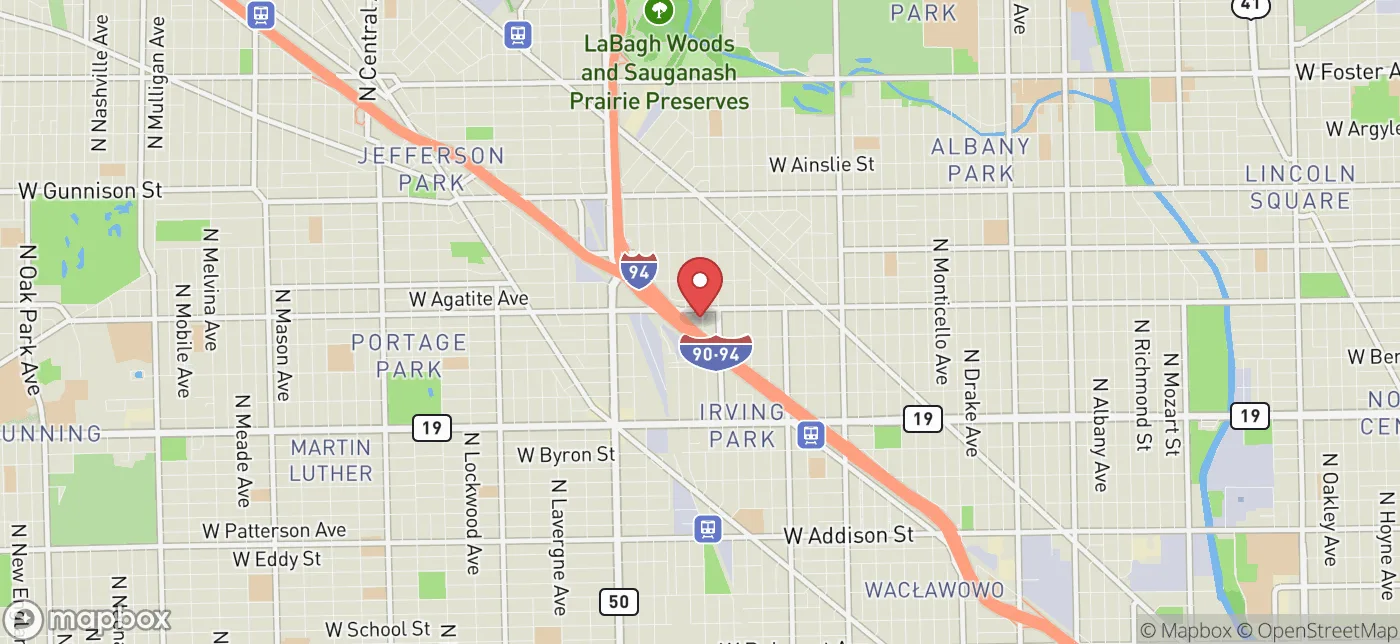 Pickup location near Chicago, Illinois