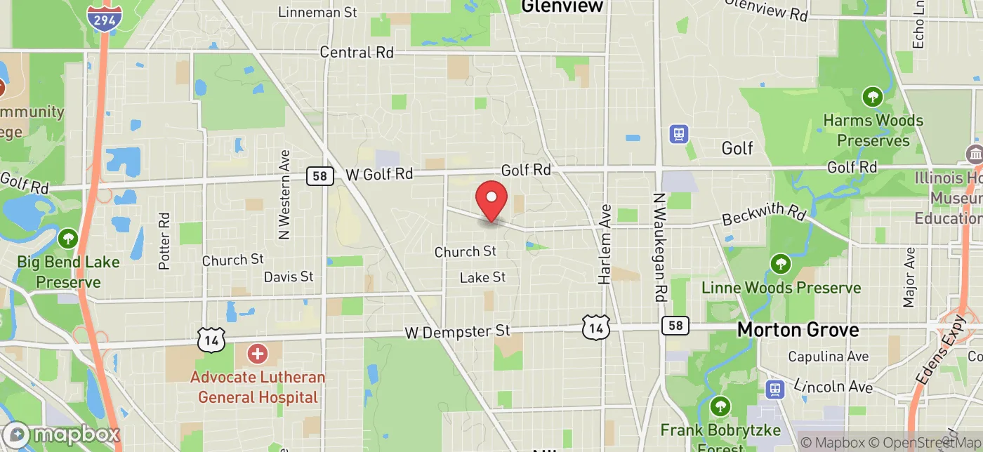 Pickup location near Chicago, Illinois