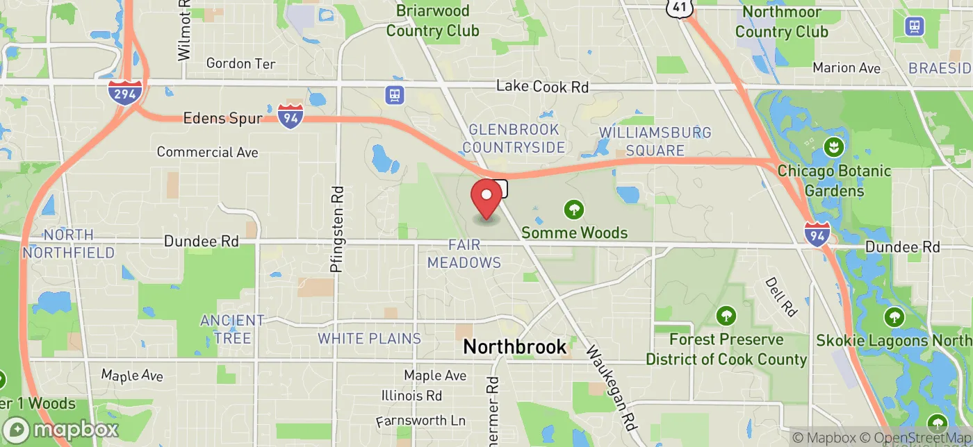 Pickup location near Chicago, Illinois