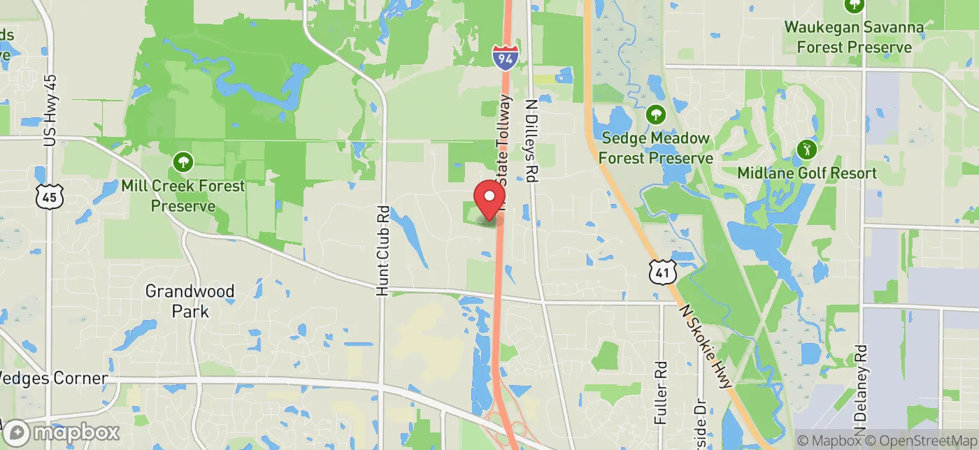 Pickup location near Gurnee, Illinois