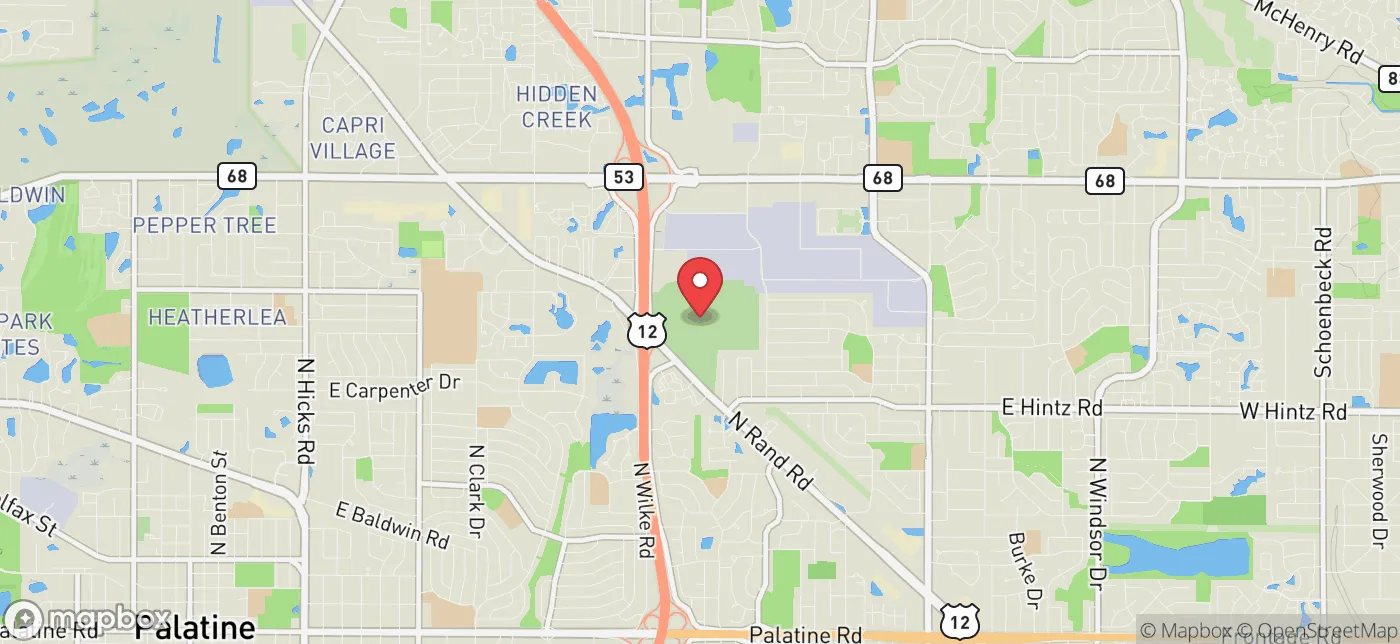 Pickup location near Chicago, Illinois