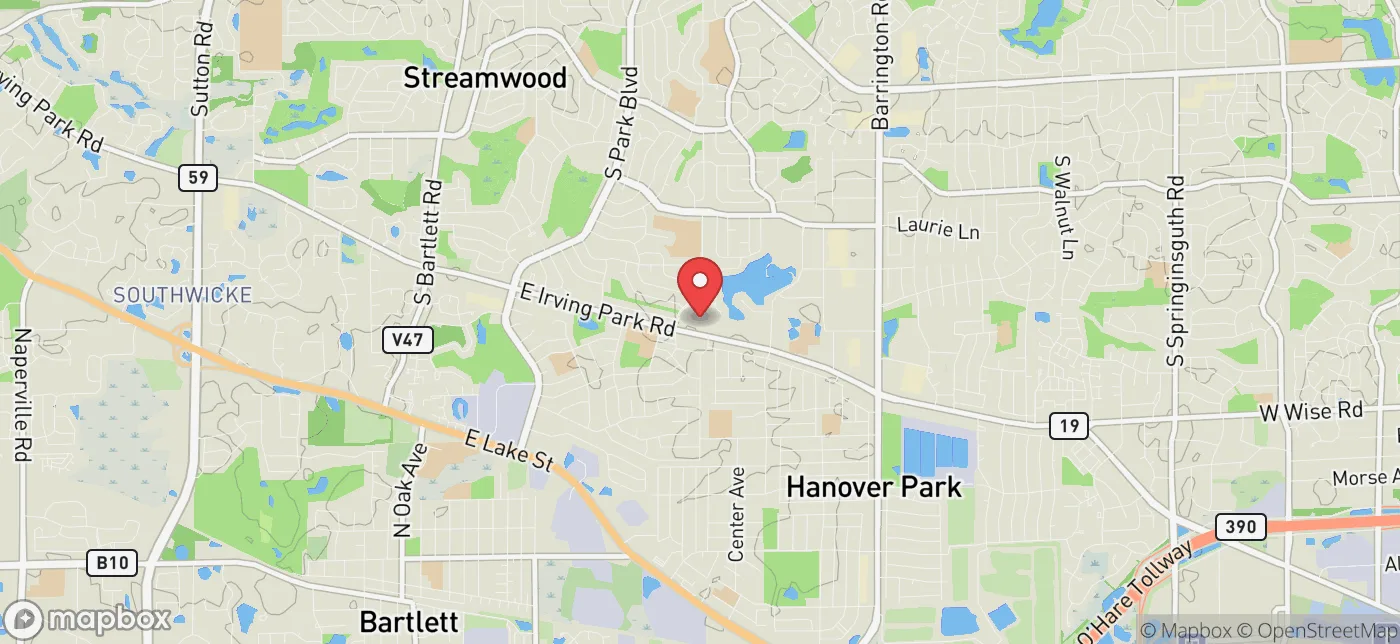 Pickup location near Chicago, Illinois