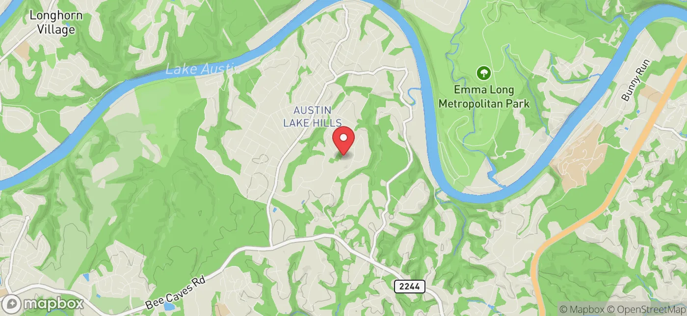Pickup location near Austin, Texas
