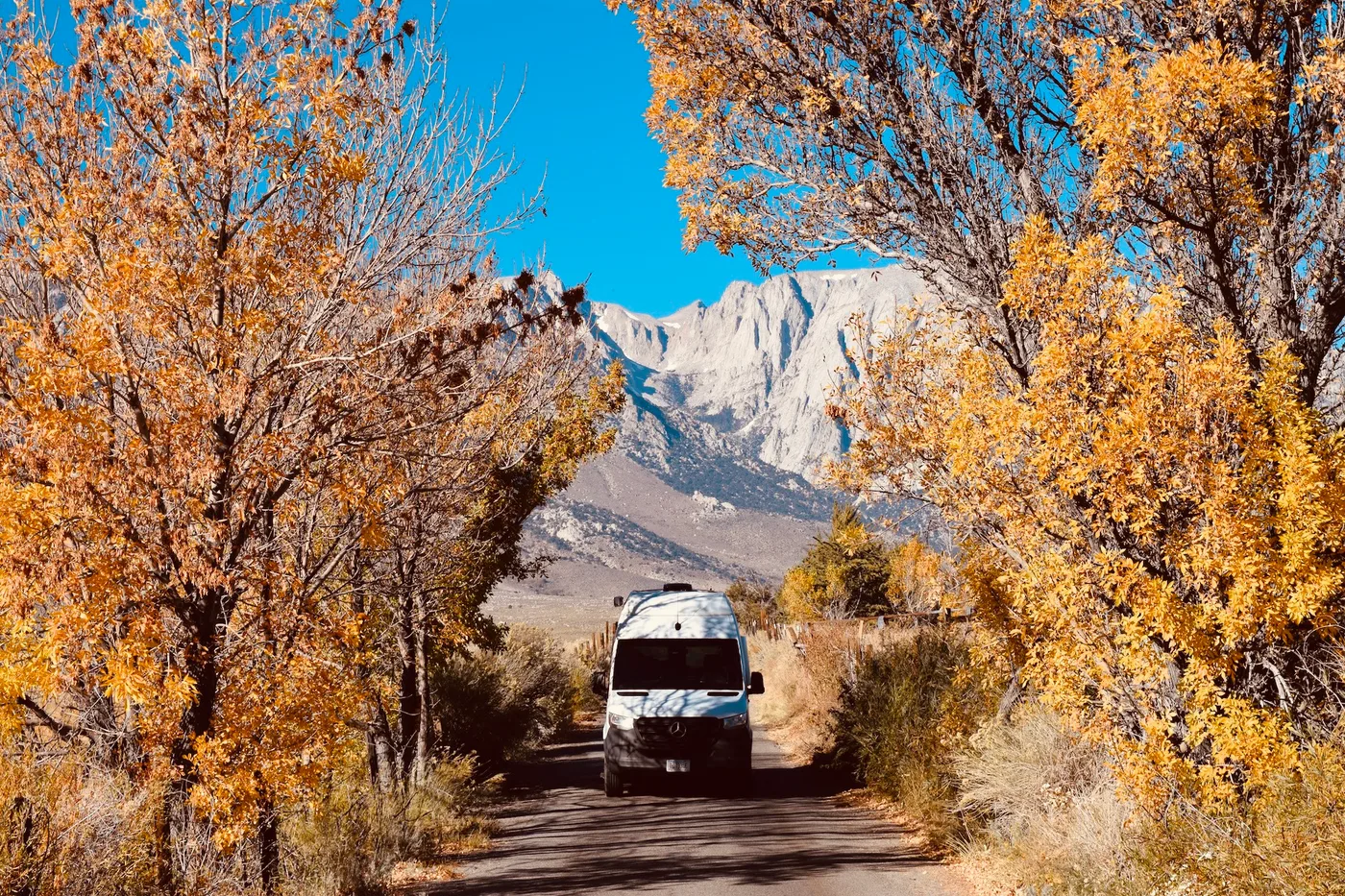 Field Vans Custom Build camper van parked in a scenic outdoor setting