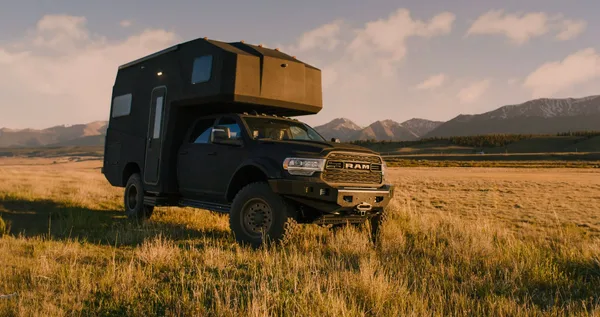 27North TR27 expedition truck camper van parked on remote off-road terrain