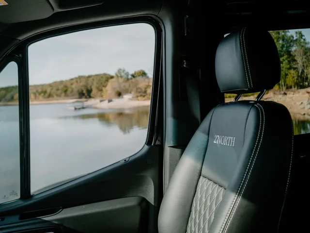 Interior of the 27North VT camper van