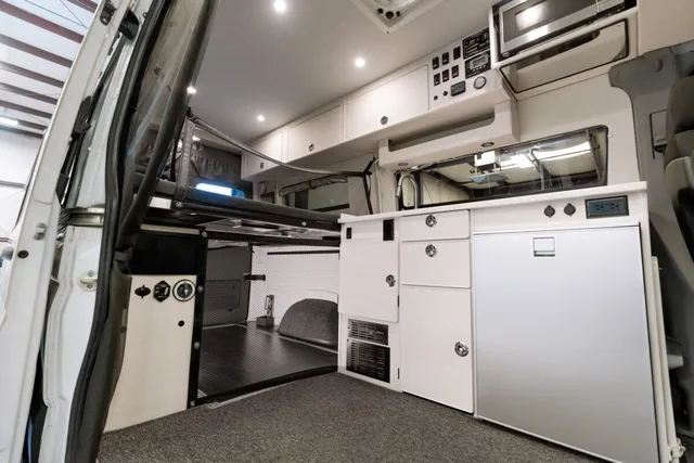Interior of the Field Vans Summit camper van
