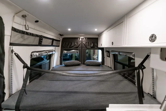 Interior of the Field Vans Summit camper van