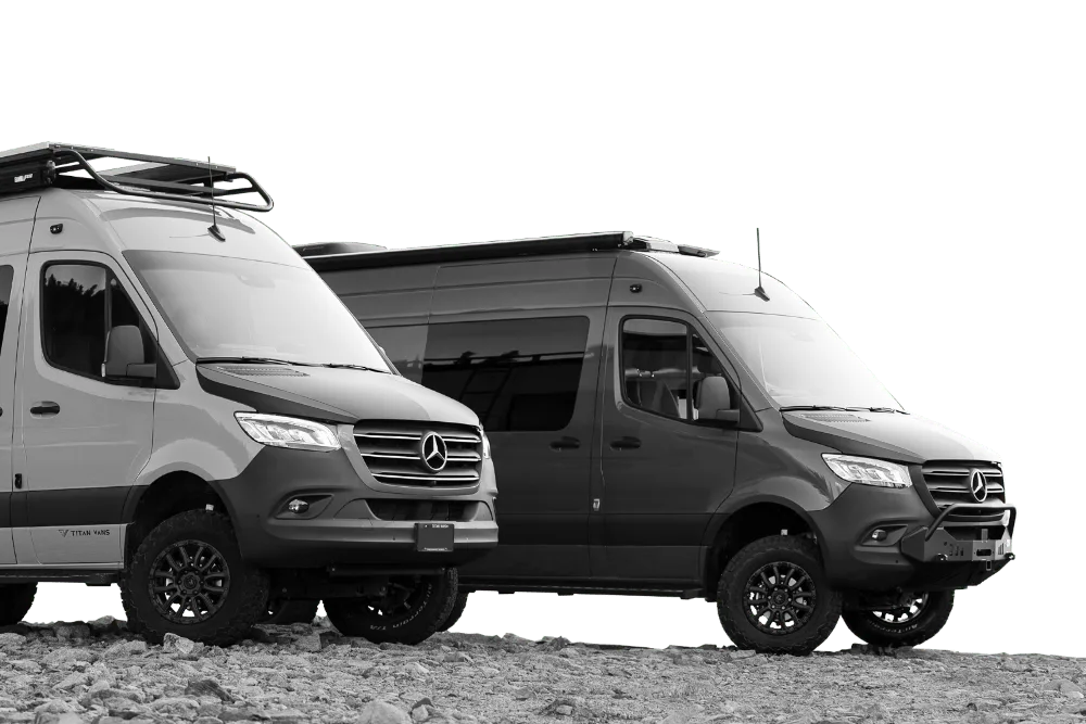 TitanVans Ultra 170 camper van parked in an outdoor setting