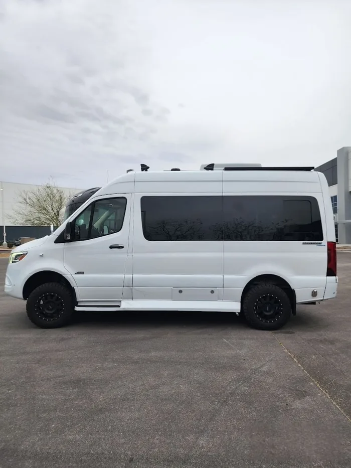 Midwest Patriot FD2 camper van rental in Las Vegas Nevada exterior view