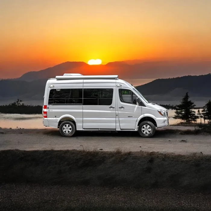Roadtrek Portal camper van rental in Atlanta Georgia exterior view
