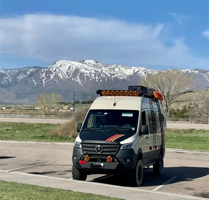 Storyteller Overland RIMROCK: camper van rental in Laguna Beach California exterior view