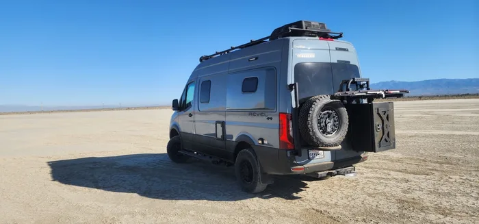 Winnebago Revel camper van rental in Los Angeles California exterior view