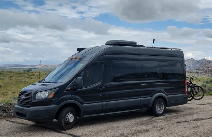 Ford Transit Motorhome campervan rental in Atlanta Georgia exterior view