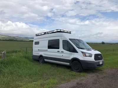 2018 Ford Transit Custom Off-Grid Camper Van Rental in Missoula, Montana camper van rental