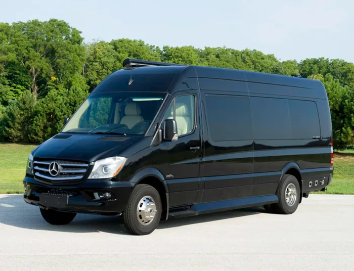 Ultimate Toys Presidential camper van rental in Orange California exterior view
