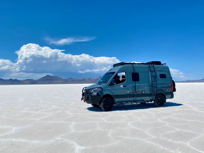 Winnebago Revel campervan rental in Sacramento California exterior view