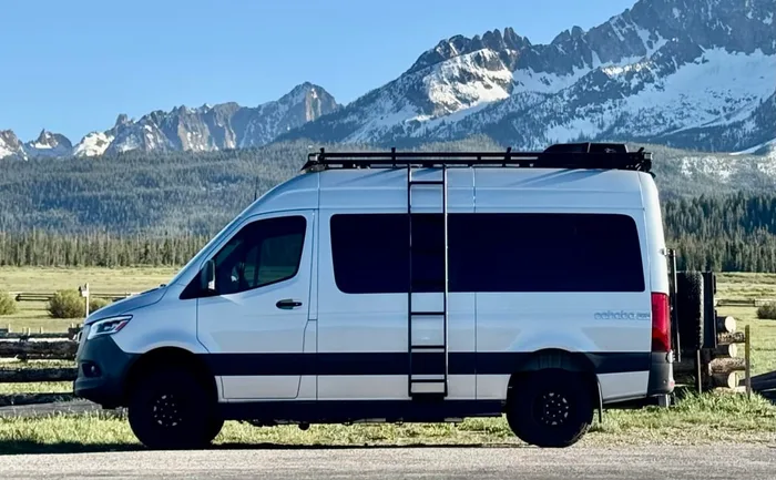 Cahaba Cahaba Class B campervan rental in Boise Idaho exterior view